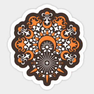 Abstract Boho Print Sticker